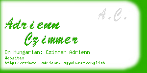 adrienn czimmer business card